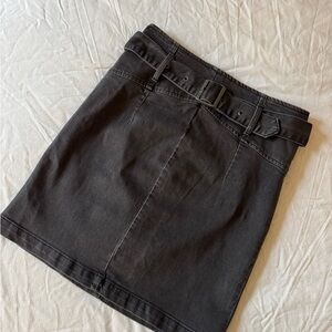 Free People Black Mini Skirt